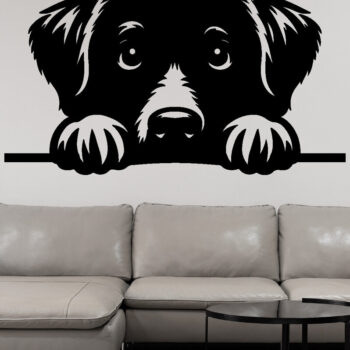 Intra απο ξύλο plywood 3mm-4mm πάχος – Peeking Dog Laser DXF, PNG Δίασταση  20x20 cm INTRAFABR-97403413 - Image 2