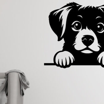 Intra απο ξύλο plywood 3mm-4mm πάχος – Peeking Dog Laser DXF, PNG Δίασταση  20x20 cm INTRAFABR-97403566 - Image 3