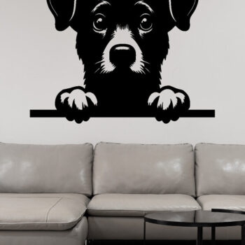 Intra απο ξύλο plywood 3mm-4mm πάχος – Peeking Dog Laser DXF, PNG Δίασταση  20x20 cm INTRAFABR-97403249 - Image 2