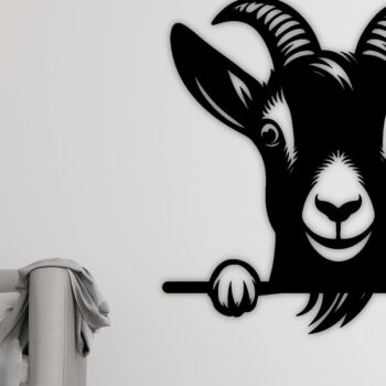 Intra απο ξύλο plywood 3mm-4mm πάχος – Peeking Goat Laser DXF, PNG Δίασταση  20x20 cm INTRAFABR-98075371 - Image 3