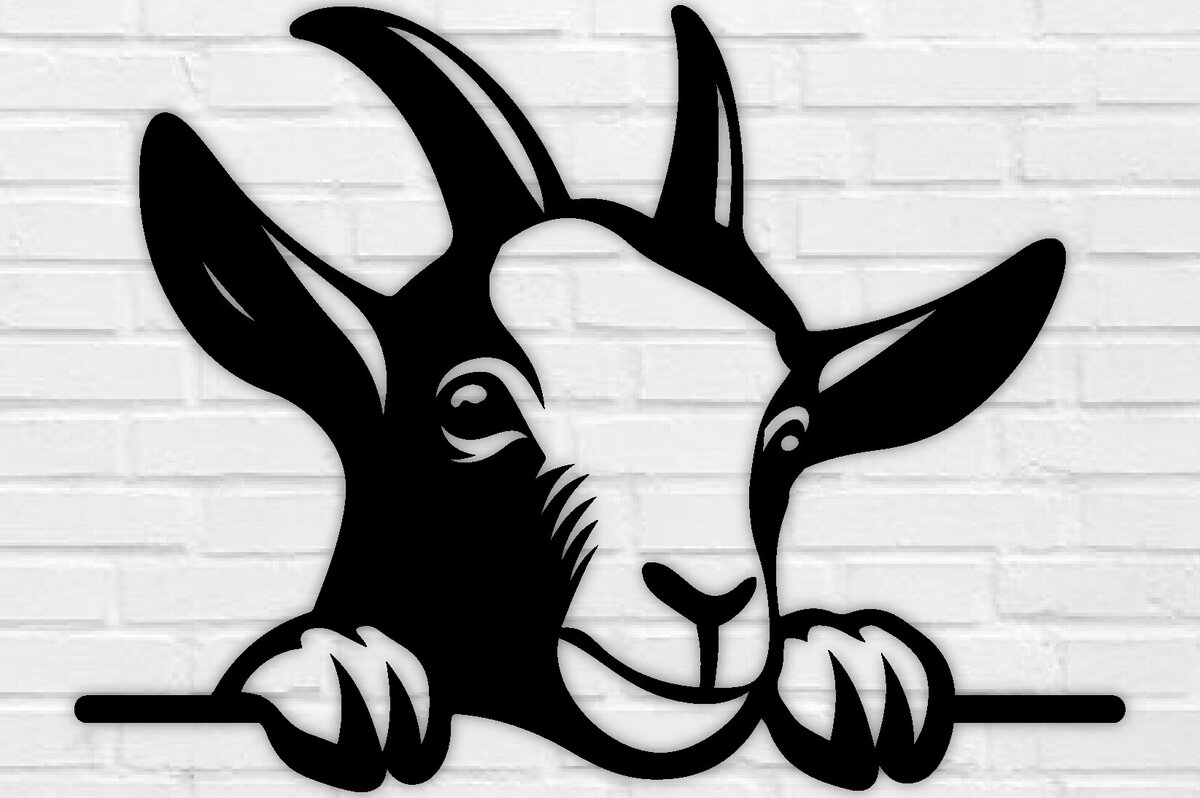 Intra απο ξύλο plywood 3mm-4mm πάχος – Peeking Goat Laser DXF, PNG Δίασταση  20x20 cm INTRAFABR-98692133