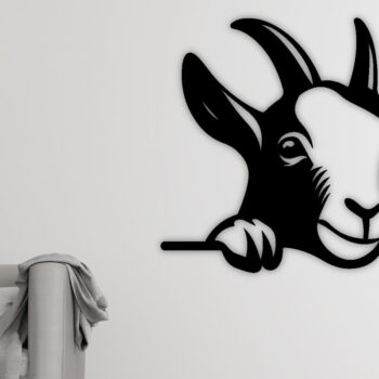 Intra απο ξύλο plywood 3mm-4mm πάχος – Peeking Goat Laser DXF, PNG Δίασταση  20x20 cm INTRAFABR-98692133 - Image 3