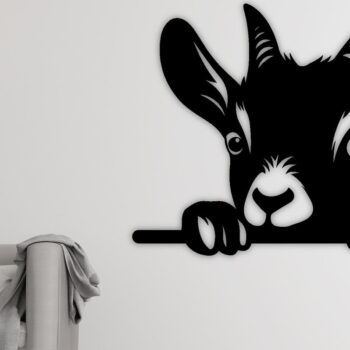 Intra απο ξύλο plywood 3mm-4mm πάχος – Peeking Goat Laser DXF, PNG Δίασταση  20x20 cm INTRAFABR-98692253 - Image 3