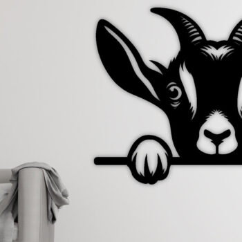 Intra απο ξύλο plywood 3mm-4mm πάχος – Peeking Goat Laser DXF, PNG Δίασταση  20x20 cm INTRAFABR-98692418 - Image 3