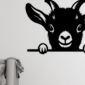 Intra απο ξύλο plywood 3mm-4mm πάχος – Peeking Goat Laser DXF, PNG Δίασταση  20x20 cm INTRAFABR-98074831 - Image 3