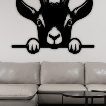 Intra απο ξύλο plywood 3mm-4mm πάχος – Peeking Goat Laser PNG Δίασταση 20x20 cm INTRAFABR-98692446 - Image 2