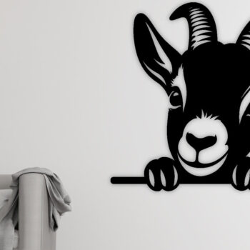 Intra απο ξύλο plywood 3mm-4mm πάχος – Peeking Goat Laser PNG Δίασταση 20x20 cm INTRAFABR-98075015 - Image 3