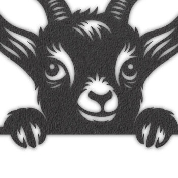 Intra απο ξύλο plywood 3mm-4mm πάχος – Peeking Goats Metal Name Sign, Teelaunch Δίασταση  40x30 cm INTRAFABR-96480206 - Image 4