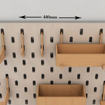 Intra απο ξύλο plywood 3mm-4mm πάχος – Γάντζοι σανίδας με μανταλάκια, ψηφιακά σχέδια ραφιών Δίασταση 20x20 cm INTRAFABR-41598818 - Image 4