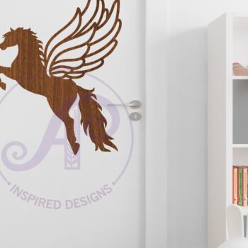 Intra απο ξύλο plywood 3mm-4mm πάχος – Πινακίδα τοίχου Pegasus, Αρχείο κοπής με λέιζερ Δίασταση 40x30 cm INTRAFABR-84451023 - Image 4