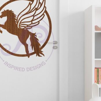 Intra απο ξύλο plywood 3mm-4mm πάχος – Πινακίδα τοίχου Pegasus, Αρχείο κοπής με λέιζερ Δίασταση 40x30 cm INTRAFABR-84450929 - Image 4