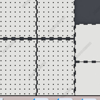 Intra απο ξύλο plywood 3mm-4mm πάχος – Οθόνη Pegboard, Γάντζοι, Ράφια Σκουλαρίκια Δίασταση  5x5 cm INTRAFABR-40524041 - Image 3