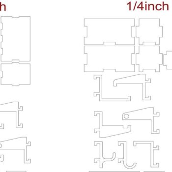 Intra απο ξύλο plywood 3mm-4mm πάχος – Γάντζος και αξεσουάρ Pegboard Κοπές λέιζερ Δίασταση 20x20 cm INTRAFABR-41515277 - Image 7