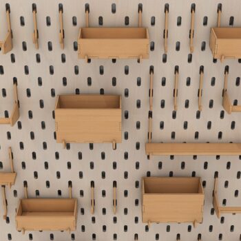Intra απο ξύλο plywood 3mm-4mm πάχος – Αξεσουάρ Pegboard Wood Peg Board Δίασταση  20x20 cm INTRAFABR-41730989 - Image 4