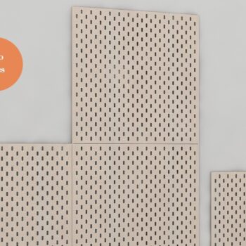 Intra απο ξύλο plywood 3mm-4mm πάχος – Αξεσουάρ Pegboard Wood Peg Board Δίασταση  20x20 cm INTRAFABR-41730989 - Image 8