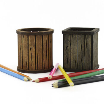 Intra απο ξύλο plywood 3mm-4mm πάχος – Κουτιά στυλό. Αρχείο κοπής με λέιζερ. 2 Μοντέλα Δίασταση  20x20 cm INTRAFABR-89707358 - Image 1