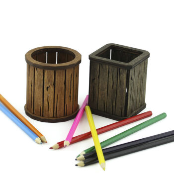 Intra απο ξύλο plywood 3mm-4mm πάχος – Κουτιά στυλό. Αρχείο κοπής με λέιζερ. 2 Μοντέλα Δίασταση  20x20 cm INTRAFABR-89707358 - Image 7