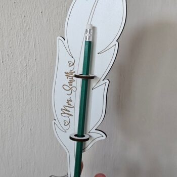 Intra απο ξύλο plywood 3mm-4mm πάχος – Αρχείο κοπής με λέιζερ με φτερό θήκης στυλό Δίασταση 20x20 cm INTRAFABR-119664794 - Image 2