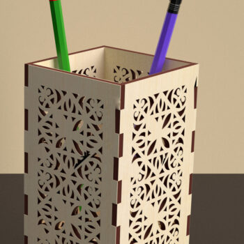 Intra απο ξύλο plywood 3mm-4mm πάχος – Θήκη στυλό με Design 02 Δίασταση  40x30 cm INTRAFABR-73929505 - Image 2