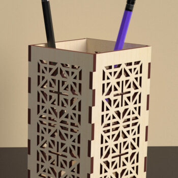 Intra απο ξύλο plywood 3mm-4mm πάχος – Θήκη στυλό με Design 10 Δίασταση  40x30 cm INTRAFABR-73933638 - Image 2