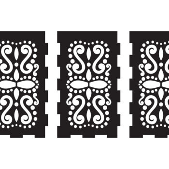 Intra απο ξύλο plywood 3mm-4mm πάχος – Στυλόθήκη με Design Δίασταση  40x30 cm INTRAFABR-73930259 - Image 3