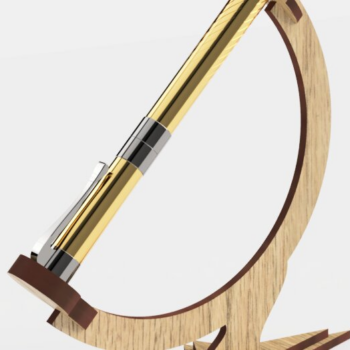 Intra απο ξύλο plywood 3mm-4mm πάχος – Αρχείο κοπής με λέιζερ Stand στυλό Δίασταση 20x20 cm INTRAFABR-117209601 - Image 4