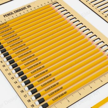 Intra απο ξύλο plywood 3mm-4mm πάχος – Μολύβι Engrave Jig Set & Ruler Cut Laser Δίασταση 20x20 cm INTRAFABR-77947519 - Image 2