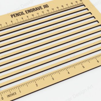 Intra απο ξύλο plywood 3mm-4mm πάχος – Μολύβι Engrave Jig Set & Ruler Cut Laser Δίασταση 20x20 cm INTRAFABR-77947519 - Image 4