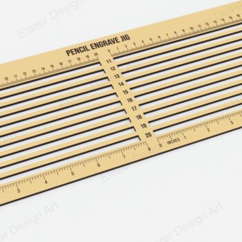 Intra απο ξύλο plywood 3mm-4mm πάχος – Μολύβι Engrave Jig Set & Ruler Cut Laser Δίασταση 20x20 cm INTRAFABR-77947519 - Image 5