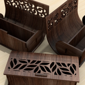 Intra απο ξύλο plywood 3mm-4mm πάχος – Μολυβοθήκη ή Κουτί γυαλιών Δίασταση  20x20 cm INTRAFABR-115899837 - Image 3