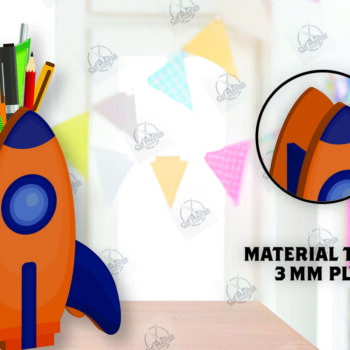 Intra απο ξύλο plywood 3mm-4mm πάχος – Μολυβοθήκη | Stand στυλό Δίασταση  20x20 cm INTRAFABR-112459580 - Image 2