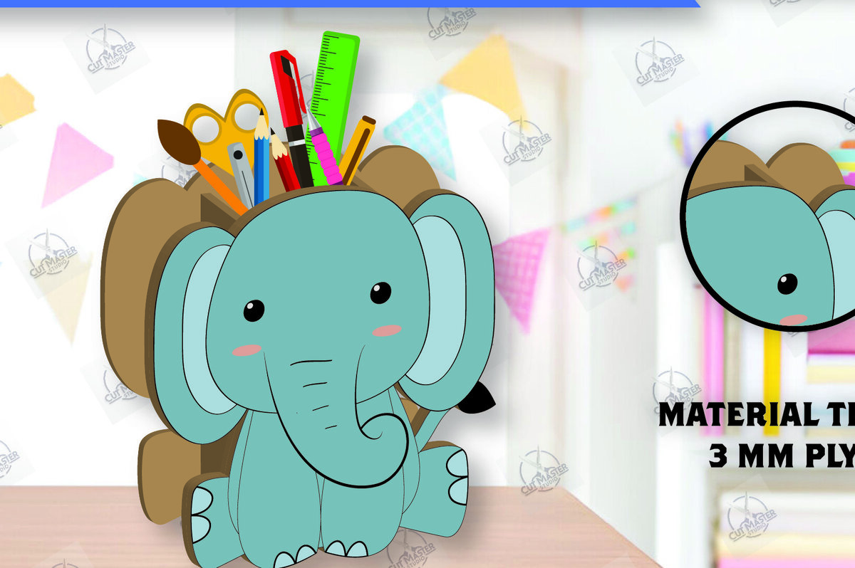 Intra απο ξύλο plywood 3mm-4mm πάχος – Μολυβοθήκη | Stand στυλό Δίασταση  20x20 cm INTRAFABR-112459594