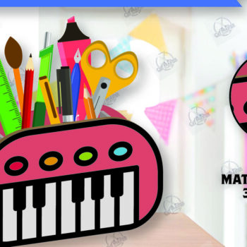 Intra απο ξύλο plywood 3mm-4mm πάχος – Μολυβοθήκη | Stand στυλό Δίασταση  20x20 cm INTRAFABR-112459819 - Image 1