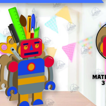 Intra απο ξύλο plywood 3mm-4mm πάχος – Μολυβοθήκη | Stand στυλό Δίασταση  20x20 cm INTRAFABR-112459827 - Image 1