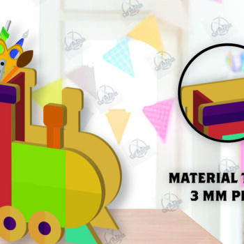 Intra απο ξύλο plywood 3mm-4mm πάχος – Μολυβοθήκη | Πακέτο Stand στυλό Δίασταση  20x20 cm INTRAFABR-112460015 - Image 6