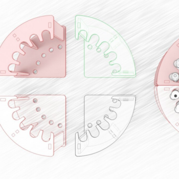 Intra απο ξύλο plywood 3mm-4mm πάχος – Μολυβοθήκη | | Αρχείο κοπής με λέιζερ Δίασταση  20x20 cm INTRAFABR-84161425 - Image 3