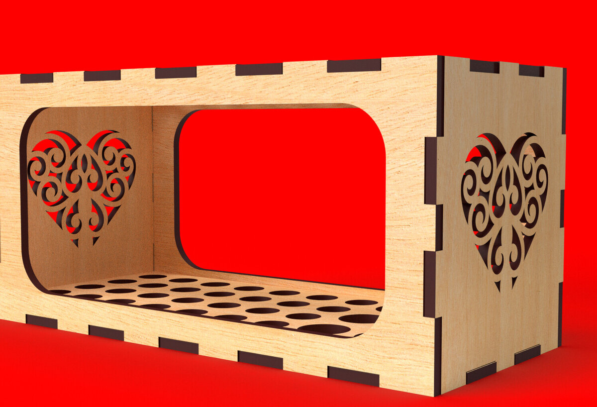 Intra απο ξύλο plywood 3mm-4mm πάχος – Μολυβοθήκη με Scale Organizer02 Δίασταση  20x20 cm INTRAFABR-81756956