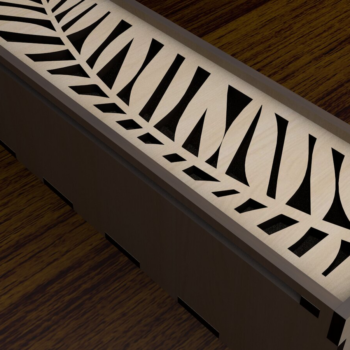 Intra απο ξύλο plywood 3mm-4mm πάχος – Μολυβοθήκες Σετ 5 τεμαχίων Δίασταση  20x20 cm INTRAFABR-117669528 - Image 2