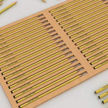 Intra απο ξύλο plywood 3mm-4mm πάχος – Pencil Jig για μηχανές κοπής με λέιζερ 183 Δίασταση  20x20 cm INTRAFABR-54580557 - Image 1