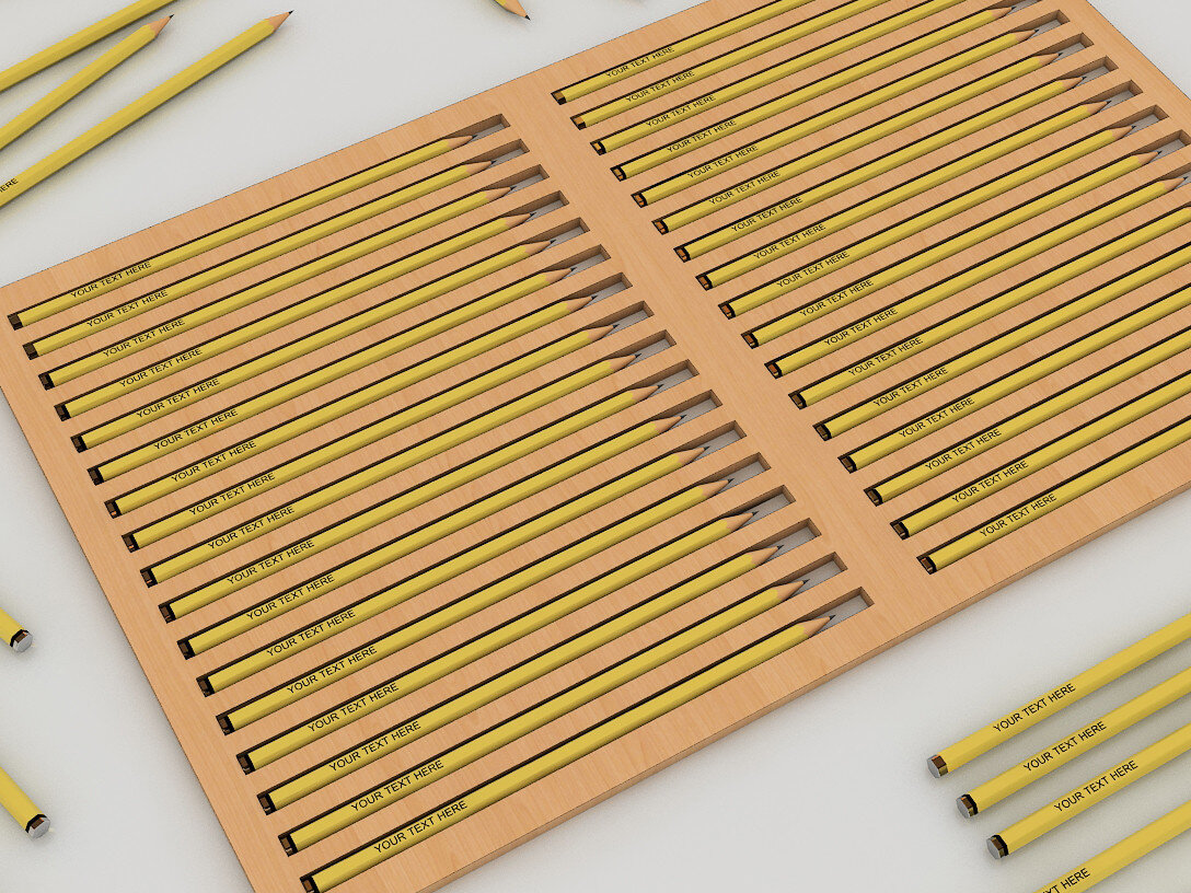 Intra απο ξύλο plywood 3mm-4mm πάχος – Pencil Jig για μηχανές κοπής με λέιζερ 183 Δίασταση  20x20 cm INTRAFABR-54580557