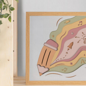 Intra απο ξύλο plywood 3mm-4mm πάχος – Πρότυπο κοπής χαρτιού πολλαπλών στρώσεων ΜΟΛΥΒΙΟΥ Δίασταση 20x20 cm INTRAFABR-79989209 - Image 2