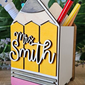 Intra απο ξύλο plywood 3mm-4mm πάχος – Θήκη μολυβιού Αρχείο κοπής με λέιζερ Δίασταση 20x20 cm INTRAFABR-120166252 - Image 5