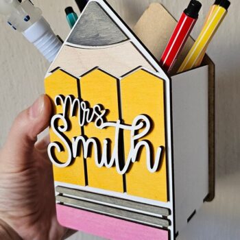 Intra απο ξύλο plywood 3mm-4mm πάχος – Θήκη μολυβιού Αρχείο κοπής με λέιζερ Δίασταση 20x20 cm INTRAFABR-120166252 - Image 8