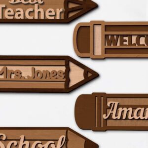 Intra απο ξύλο plywood 3mm-4mm πάχος – Πρότυπο πολλαπλών στρώσεων διακόσμησης σετ μολυβιών Δίασταση  20x20 cm INTRAFABR-95184633