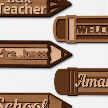 Intra απο ξύλο plywood 3mm-4mm πάχος – Πρότυπο πολλαπλών στρώσεων διακόσμησης σετ μολυβιών Δίασταση  20x20 cm INTRAFABR-95184633 - Image 1