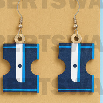 Intra απο ξύλο plywood 3mm-4mm πάχος – Σκουλαρίκια μολυβιού Δίασταση 5x5 cm INTRAFABR-124968283 - Image 1