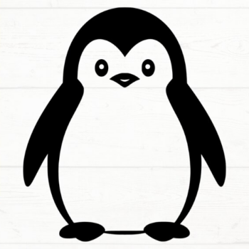 Intra απο ξύλο plywood 3mm-4mm πάχος – Penguin, DXF, EPS, JPG, PNG Δίασταση  20x20 cm INTRAFABR-115721025 - Image 2