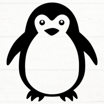 Intra απο ξύλο plywood 3mm-4mm πάχος – Penguin, DXF, EPS, JPG, PNG Δίασταση  20x20 cm INTRAFABR-115721025 - Image 3