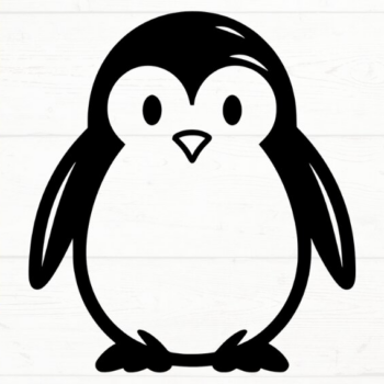 Intra απο ξύλο plywood 3mm-4mm πάχος – Penguin, DXF, EPS, JPG, PNG Δίασταση  20x20 cm INTRAFABR-115721025 - Image 5