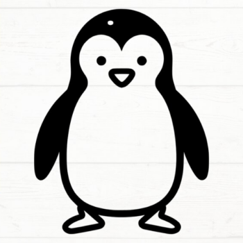 Intra απο ξύλο plywood 3mm-4mm πάχος – Penguin, DXF, EPS, JPG, PNG Δίασταση  20x20 cm INTRAFABR-115721025 - Image 6